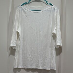 Classic White Women's Top